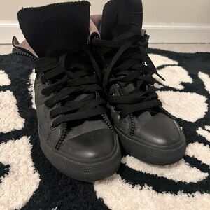 Levi's Black High-Top Athletic Shoes